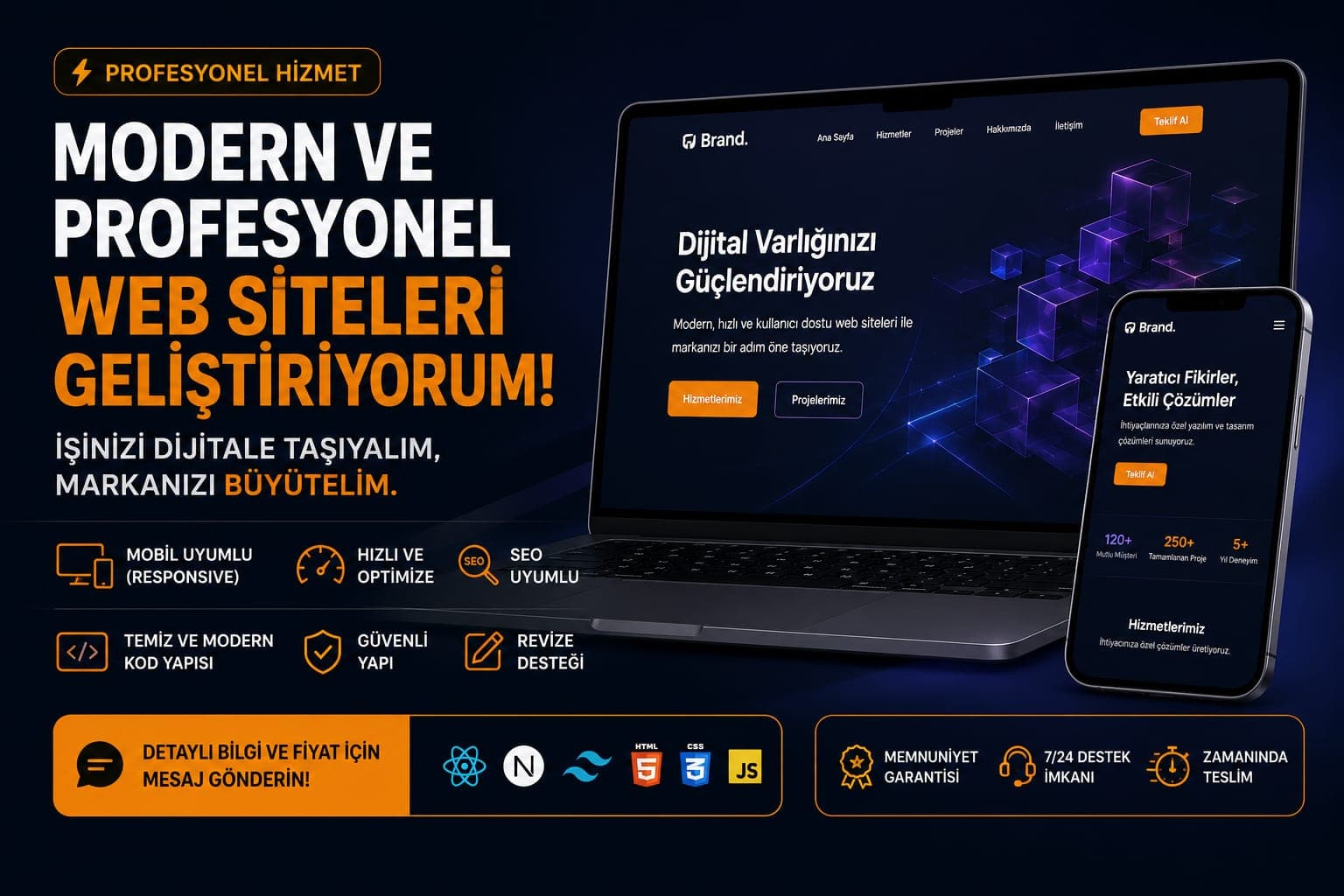 Size Özel Kurumsal Web Site Geliştiririm. — görsel 1